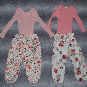 Two toddler cotton outfits.